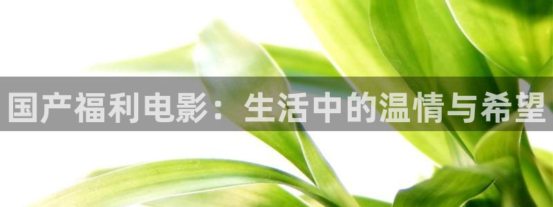 橘子视频app下载官方：国产福利电影：生活中的温情与希望